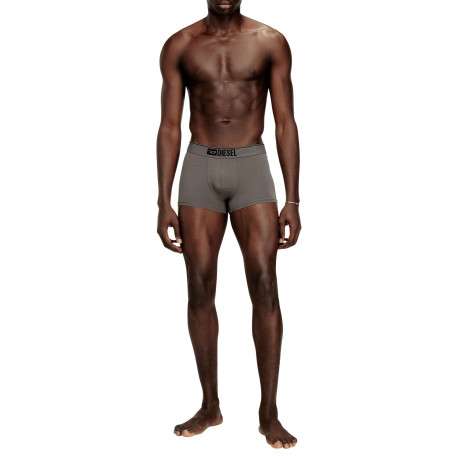 Lot de 3 boxers classiques ditsincts en coton multicolores unis - Image 4