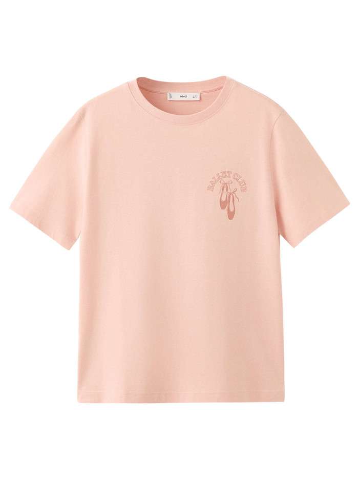 T-shirt en coton rose...
