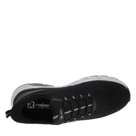 Sneakers noires à semelle plate avec une fermeture à slip-on - Image 4