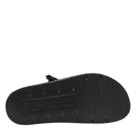 Mules noires à semelle plate et une fermeture à boucle à ardillon - Image 5