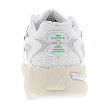 Baskets multisport blanches à talon plat en mesh sur le pourtour - Image 7