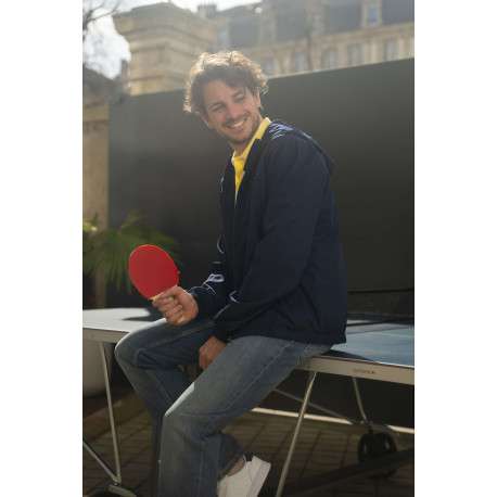 Polo en coton jaune à coupe droite pourvu d'un col à revers boutonné - Image 7