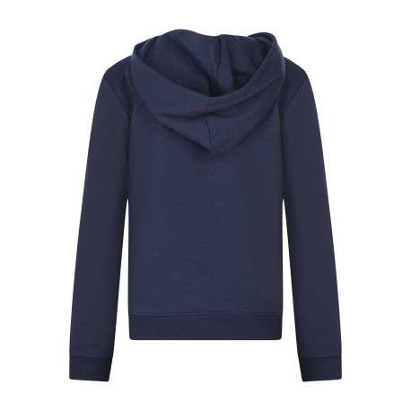 Sweat marine uni pourvu d'une coupe droite et d'un imprimé tropical - Image 2