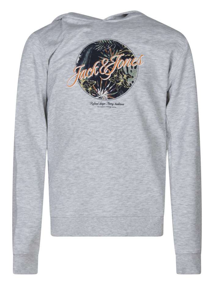 Sweat gris uni pourvu d'une...
