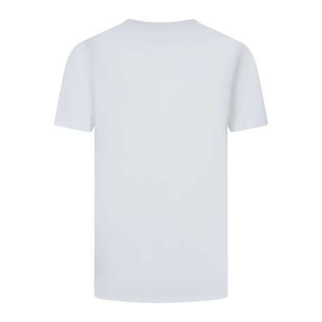 T-shirt en coton biologique blanc uni pourvu d'un imprimé à l'avant - Image 2