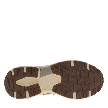 Baskets multicolores à semelle plate avec un empiècement nubuck sur le pourtour - Image 5