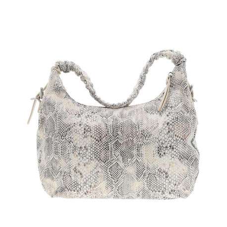 Sac porté épaule beige animalier avec une bandoulière réglable - Image 3