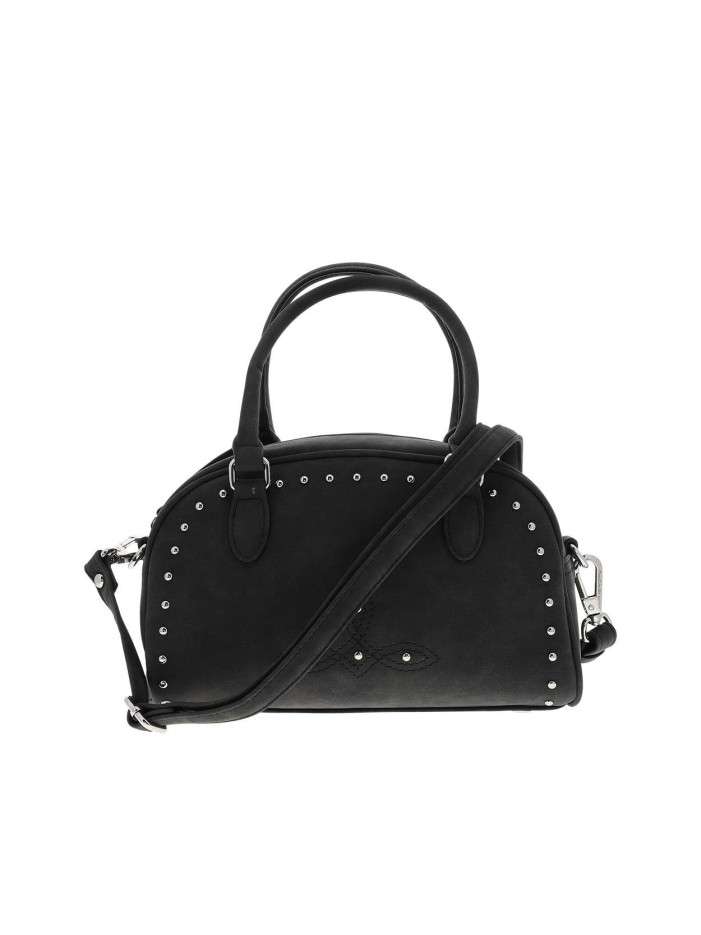 Sac porte-main noir uni...