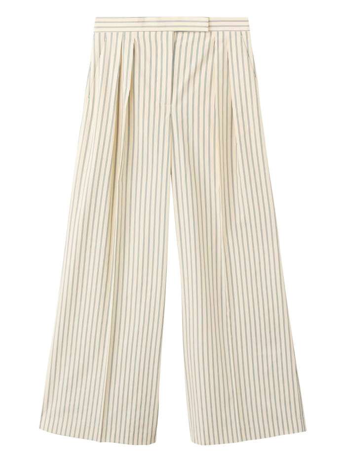 Pantalon jaune à rayures...