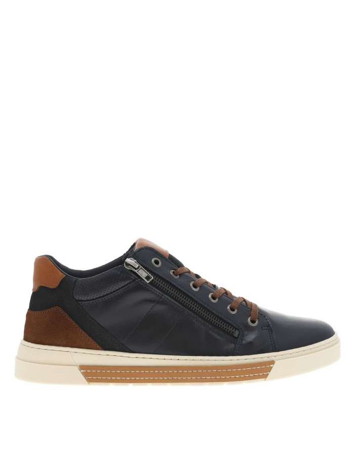 Tennis en cuir bleu marine...