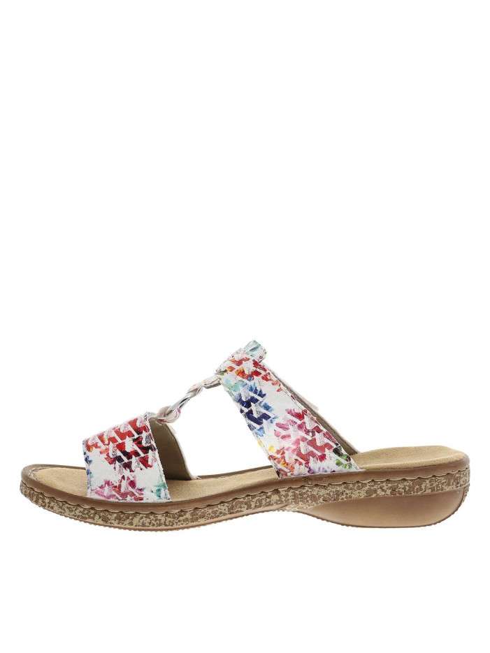 Mules multicolores à...
