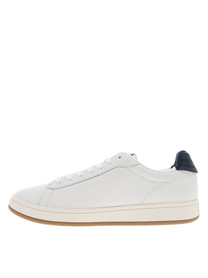 Tennis en cuir écrues à...