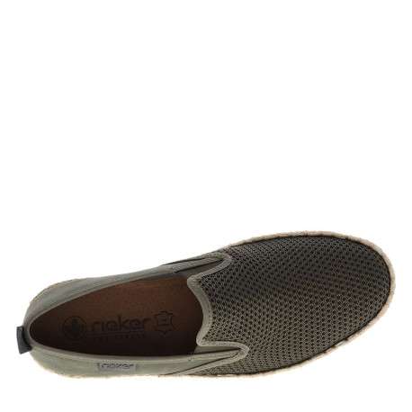 Baskets en toile basses homme vert - Image 4
