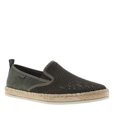 Baskets en toile basses homme vert - Image 3