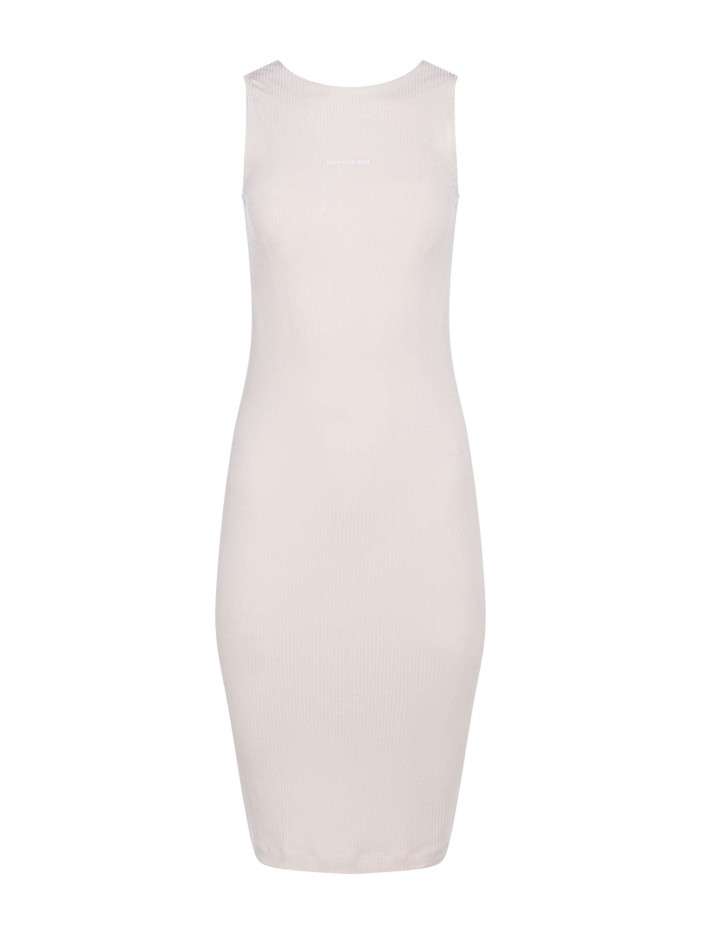 Robe mi-longue écrue...