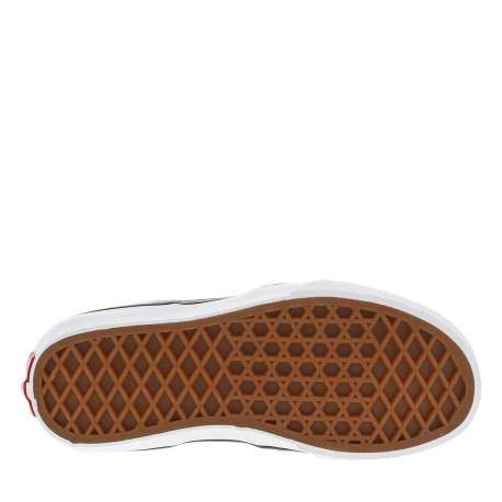 Baskets en cuir kaki à talon plat avec des bandes auto-agrippantes - Image 5