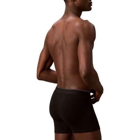 Lot de 3 boxers en coton multicolores pourvus d'une ceinture élastiquée - Image 4