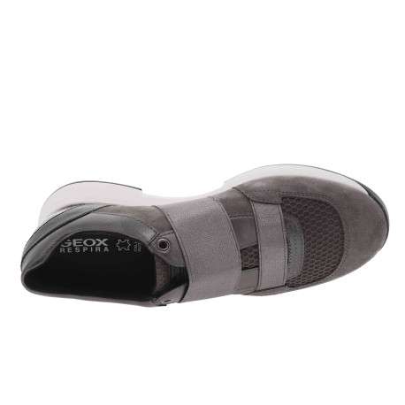 Baskets basses femme SUZZIE cuir gris - Image 5