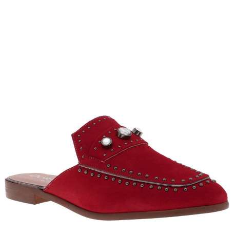 Mules femme rouge - Image 2