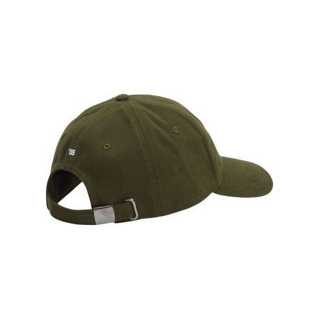 Casquette en coton biologique kaki pourvue d'une fermeture strapback - Image 2