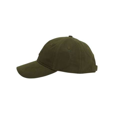 Casquette en coton biologique kaki pourvue d'une fermeture strapback - Image 3