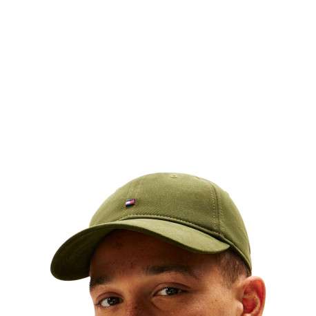 Casquette en coton biologique kaki pourvue d'une fermeture strapback - Image 4