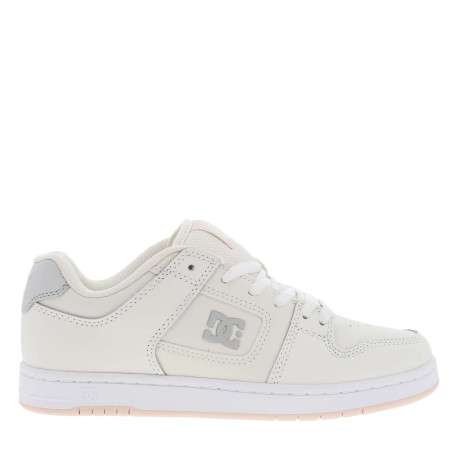 Baskets skate écru à semelle à talon plat avec logo de la marque - Image 2