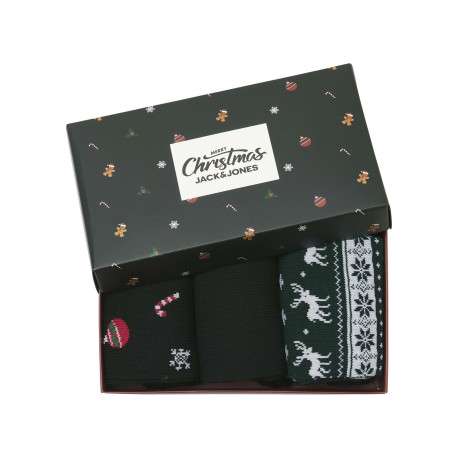 Lot de 3 paires de chaussettes hautes multicolores avec une coupe haute à motifs - Image 2