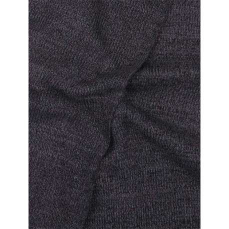 Écharpe longue grise anthracite en coton mélangé - Image 2