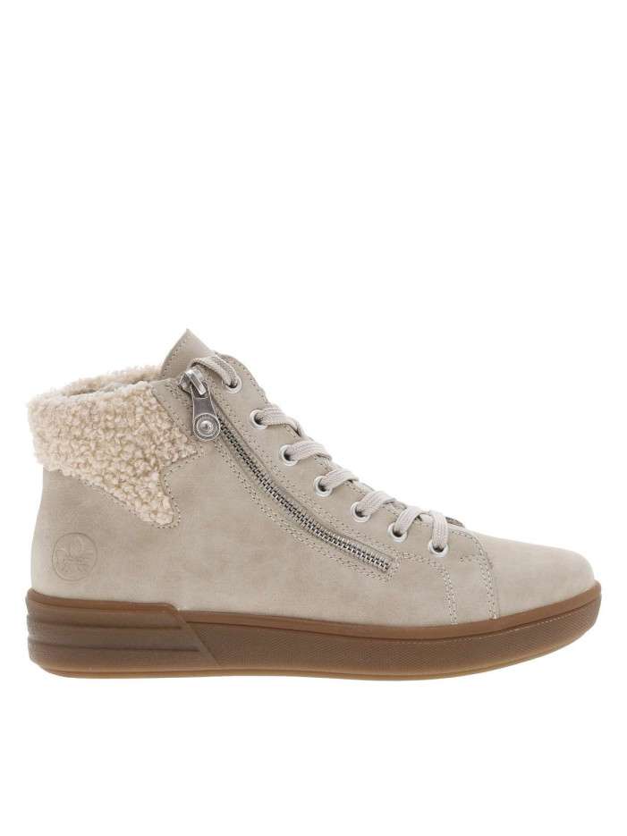 Bottines beiges à talon...
