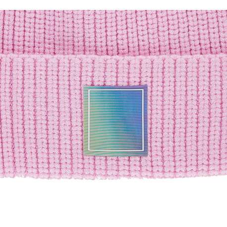 Bonnet à revers rose - Image 2