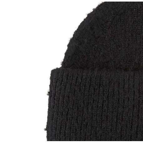 Bonnet à revers noir - Image 2