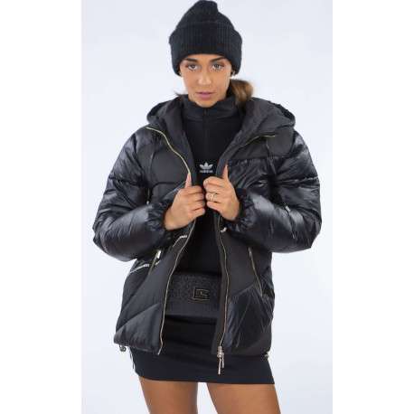 Bonnet à revers noir - Image 3
