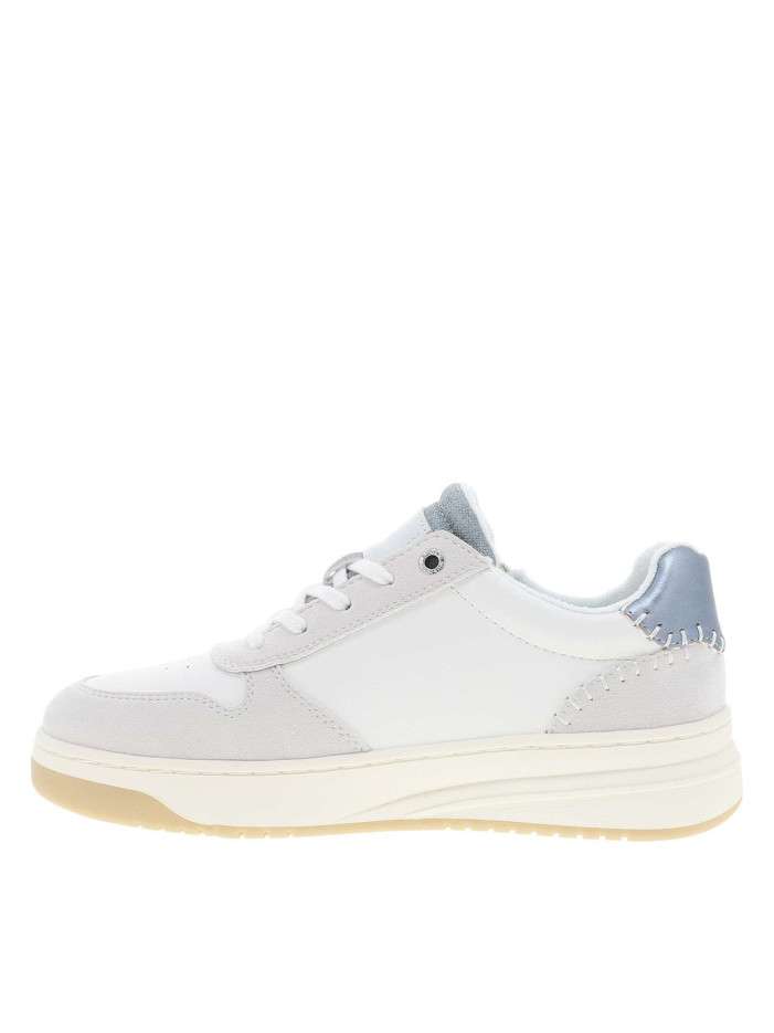 Sneakers blanches à talon...
