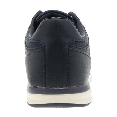 Sneakers bleu marine à talon plat avec un patch de la marque sur la languette - Image 6