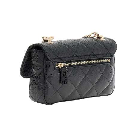 Sac à bandoulière noir pourvu d'une bandoulière amovible et réglable - Image 2