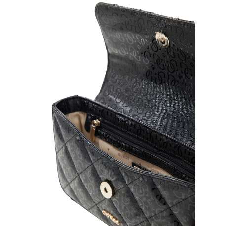 Sac à bandoulière noir pourvu d'une bandoulière amovible et réglable - Image 3