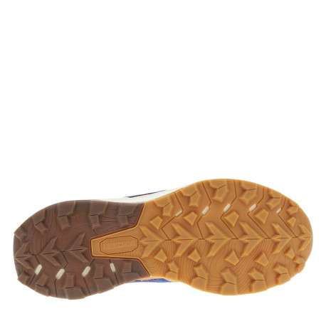 Baskets running orange et bleues avec un talon plat et des lacets ronds - Image 5