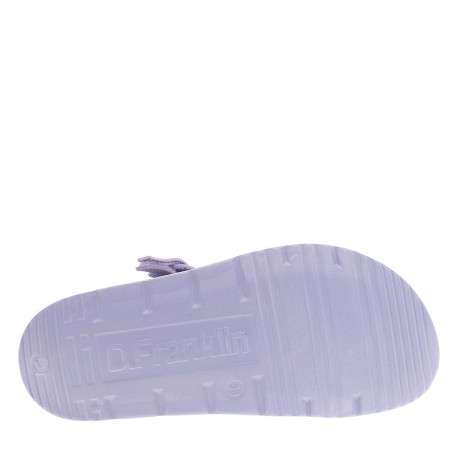 Mules violettes à semelle plate avec une fermeture à boucle à ardillon - Image 5