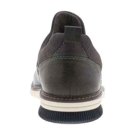 Sneakers en cuir anthracite à talon plat avec fermeture slip-on - Image 6