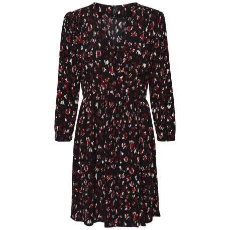 Robe manches longues femme noir
