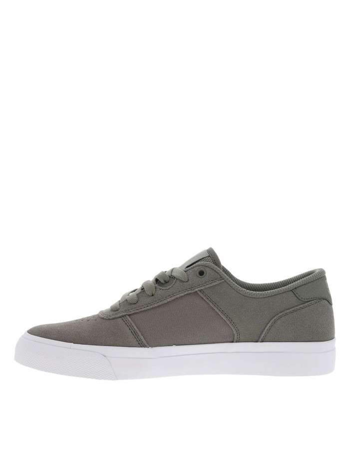 Baskets en cuir kakis avec...