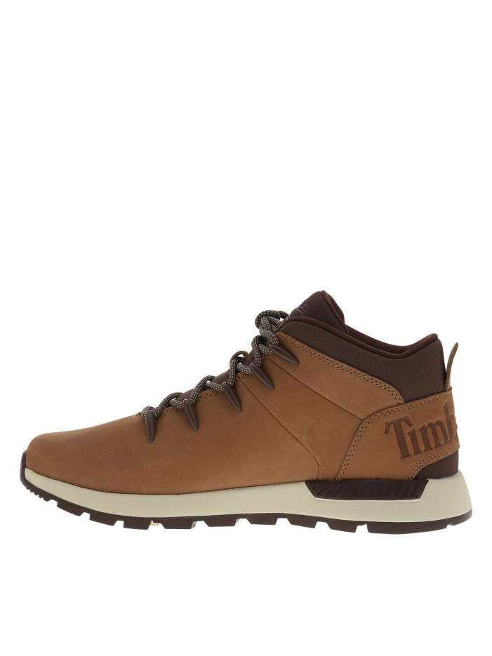Bottines marron en cuir...