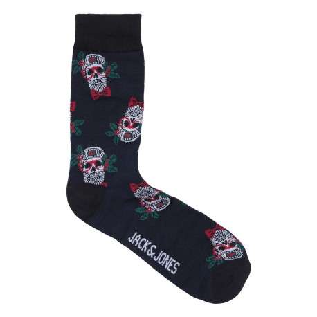 Coffret de chaussettes et boxer JACJOUL rouges en coton avec imprimé Noël - Image 5