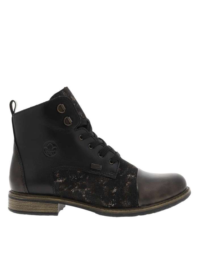 Bottines en cuir noires...