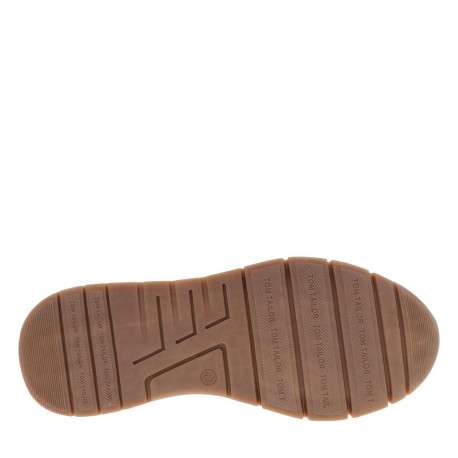 Baskets running kaki à semelle plate avec des lacets et un zip latéral - Image 5