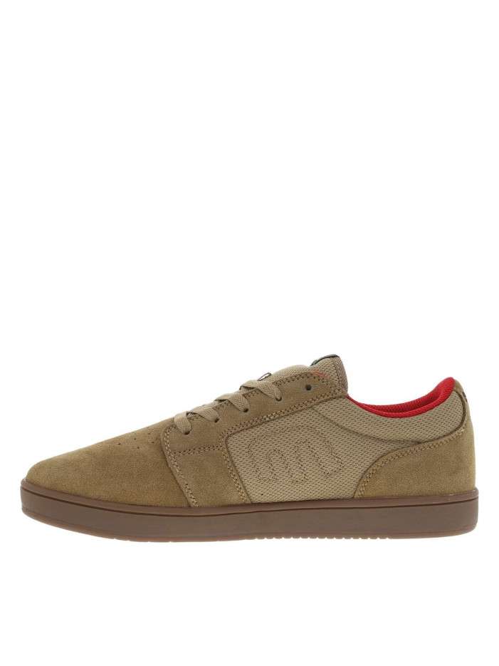 Baskets skate en cuir camel...