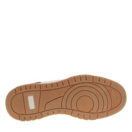 Baskets kaki avec un talon plat une fermeture à bande auto-agrippante - Image 5