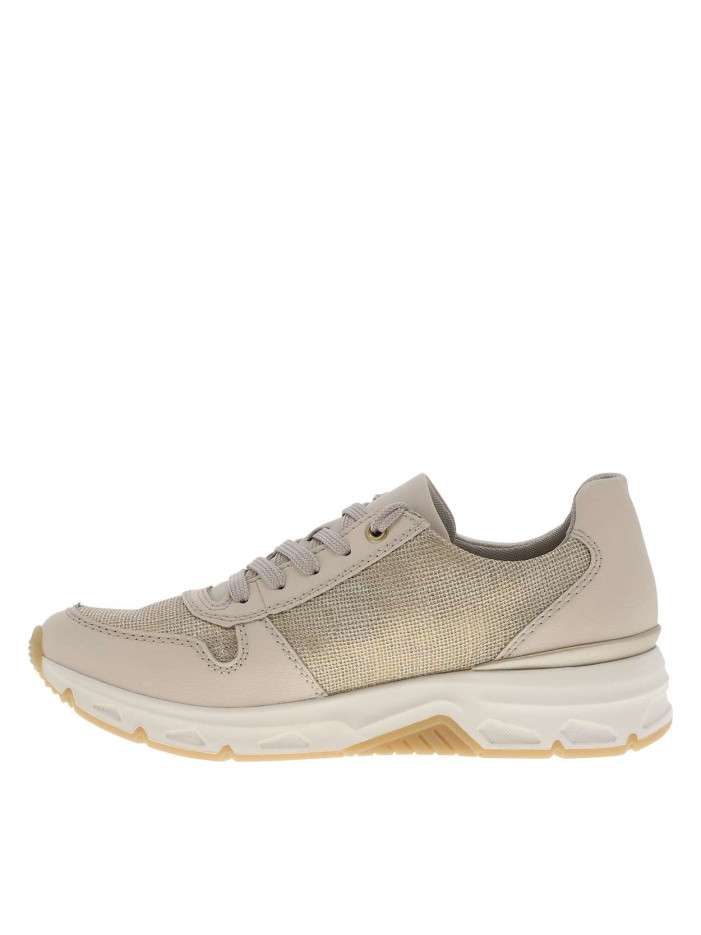 Baskets running en cuir...