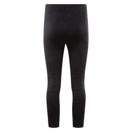 Pantalon regular effet velours noir - Image 3
